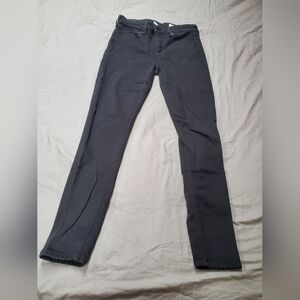 Rag & bone Straight Leg Pants in Charcoal